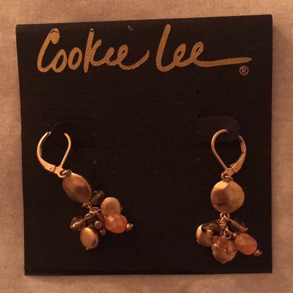 Dangle Earrings- Silver, Pink and Purple